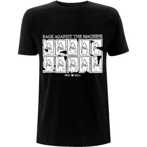 Image of Rage Against The Machine - Post No Bills Unisex Large T-Shirt - Black