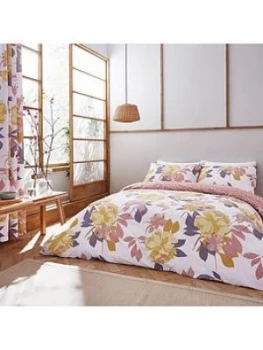 Image of Catherine Lansfield Elina Floral Duvet Cover Set