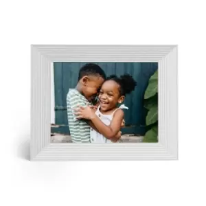 Image of Aura Frames Aura Mason 9" Digital Photo Frame White Quartz