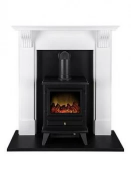 image of Adam Fires & Fireplaces Harrogate Electric Stove Suite