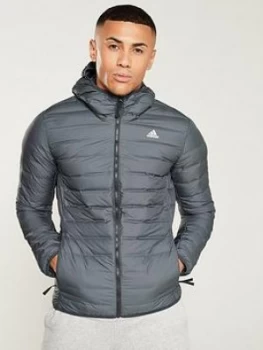 image of adidas Varilite Soft Padded Jacket, Carbon Size M Men