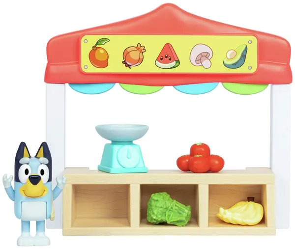 image of Bluey Farmers Market Playset