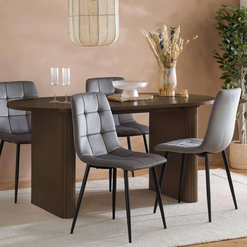 Image of Birlea Axel Walnut 160cm Dining Table