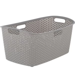 image of Curver My Style Laundry Basket - Grey