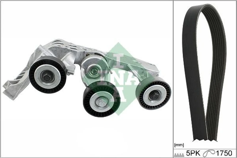 Image of V-Ribbed Belt Set INA 529 0081 10