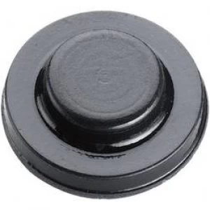 Image of Foot self adhesive circular Black x H 15.9mm x 4.75mm 3M