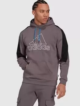 Image of adidas Future Icons Hoodie - Grey Size M Men