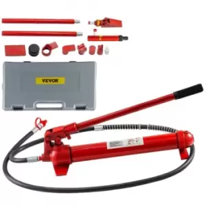 image of VEVOR 12 Ton Porta Power Kit 1.4m 55" Oil Hose Hydraulic Car Jack RAM Autobody Frame Repair Power Tools for Automobile Repairing and Hydraulic Equipme