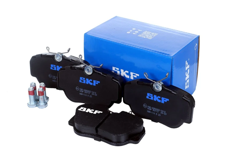 Image of SKF VKBP 80713 Brake pad set not prepared for wear warning indicator Brake Pad Set,disc brake (402)