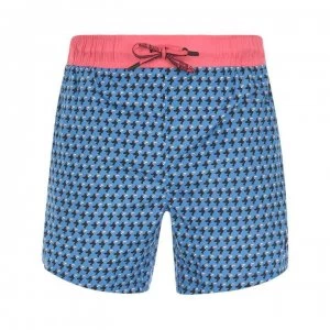 image of Hugo Boss Scorpion Fish Swim Shorts Blue Size L Men