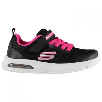 Skechers Dynaair Trainers Child Girls - Black/Pink