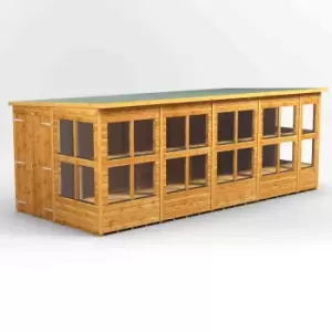 Image of Power 18' x 8' Pent Double Door Potting Shed