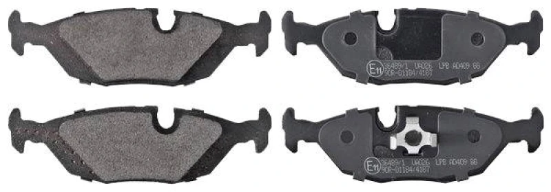 Image of A.B.S. 36489/1 Brake pad set without integrated wear sensor Brake Pad Set,disc brake (402)