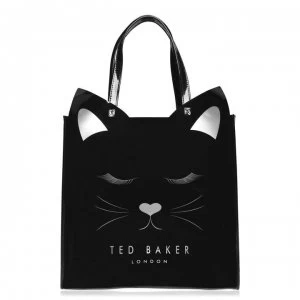 Image of Ted Baker Meowcon Icon Tote Bag - black
