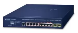 image of PLANET IPv6/IPv4, 2-Port Managed L2/L4 Gigabit Ethernet...