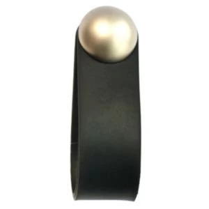 Image of BQ Matt Nickel Effect Drop Furniture Pull Handle L23.5mm Pack of 1