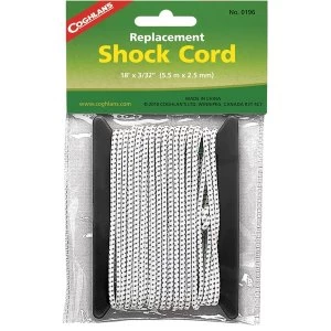 image of Coghlans Replacement Shock Cord Tent Pole Repair Elastic, 5.5m - White