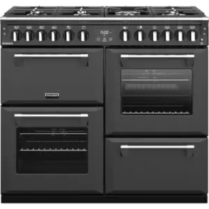 image of Stoves Richmond ST RICH S1000DF MK22 ANT 100cm Dual Fuel Range Cooker - Anthracite - A Rated