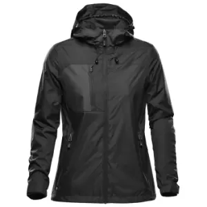 image of Stormtech Womens/Ladies Olympia Soft Shell Jacket (L) (Black)