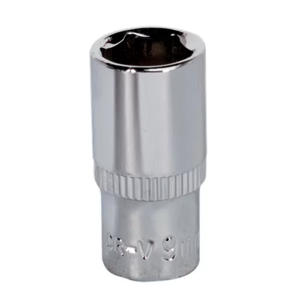 Image of Genuine SEALEY SP1409 WallDrive® Socket 9mm 1/4Sq Drive Fully Polished