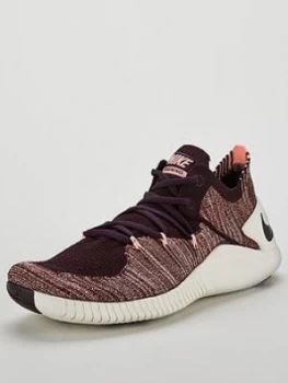 Image of Nike Free Tr Flyknit 3 BurgundyWhite BurgundyWhite Size 3 Women