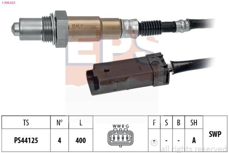 Image of EPS Lambda sensor EPS 1.998.622