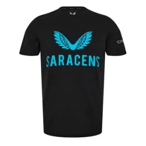 Image of Castore Saracens Logo T Shirt Seniors - Multi