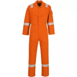 Image of Portwest FR50 Orange Sz XXL Tall Flame Resistant Anti-Static Boiler Suit Coverall Overall