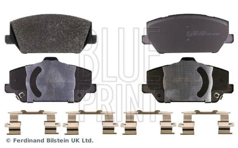 Image of Blue PRINT Brake pad set Blue PRINT ADG042189