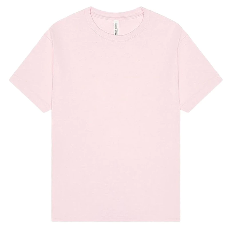 Image of Bella + Canvas Mens Heavy Boxy T-Shirt in Pink Size: XS Pink Male XS