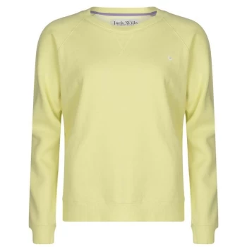 Image of Jack Wills Astbury Pheasant Logo Crew Neck Sweatshirt - Yellow