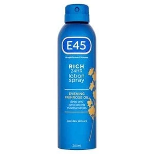 image of E45 Rich 24hr Lotion Spray Evening Primrose Oil 200ml