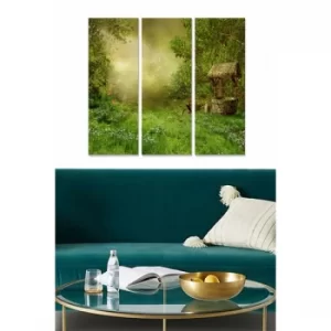 Image of MDF1273753 Multicolor Decorative MDF Painting (3 Pieces)