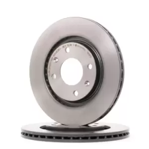 Image of BREMBO Brake disc PEUGEOT,CITROEN 09.4987.21 1618859780,169002,4246R5 Brake rotor,Brake discs,Brake rotors 4246W6,4249F0,95632048,95667809,E169002