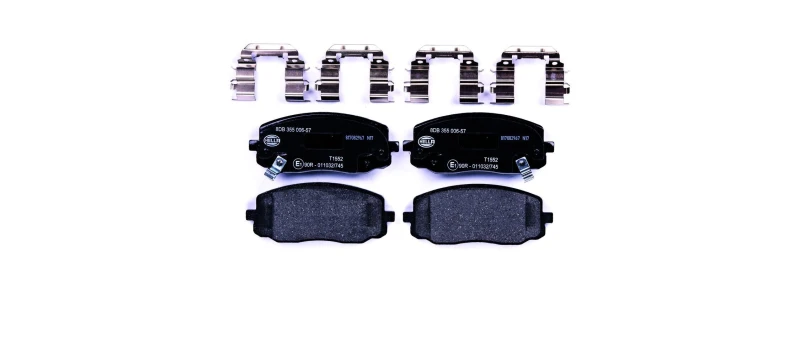 Image of HELLA Brake pad set HELLA 8DB 355 006-571