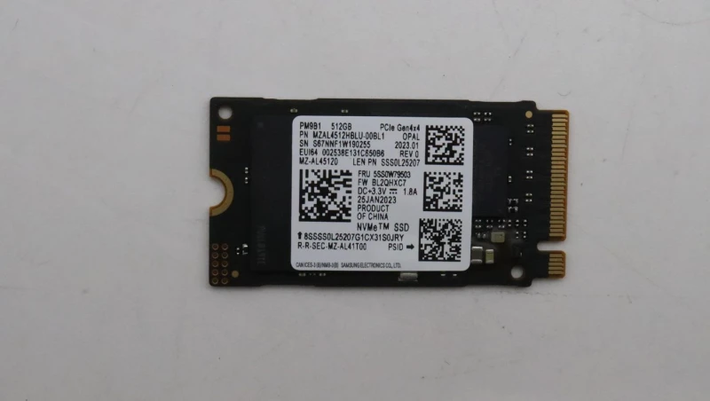 Image of Lenovo 512G M.2 2242 PCIe 4.0 NVMe