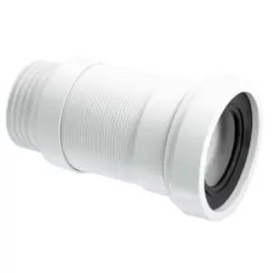 Image of McAlpine Flexible WC Connector White WC-F23R
