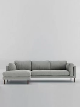 image of Swoon Munich Fabric Left Hand Corner Sofa - Soft Wool