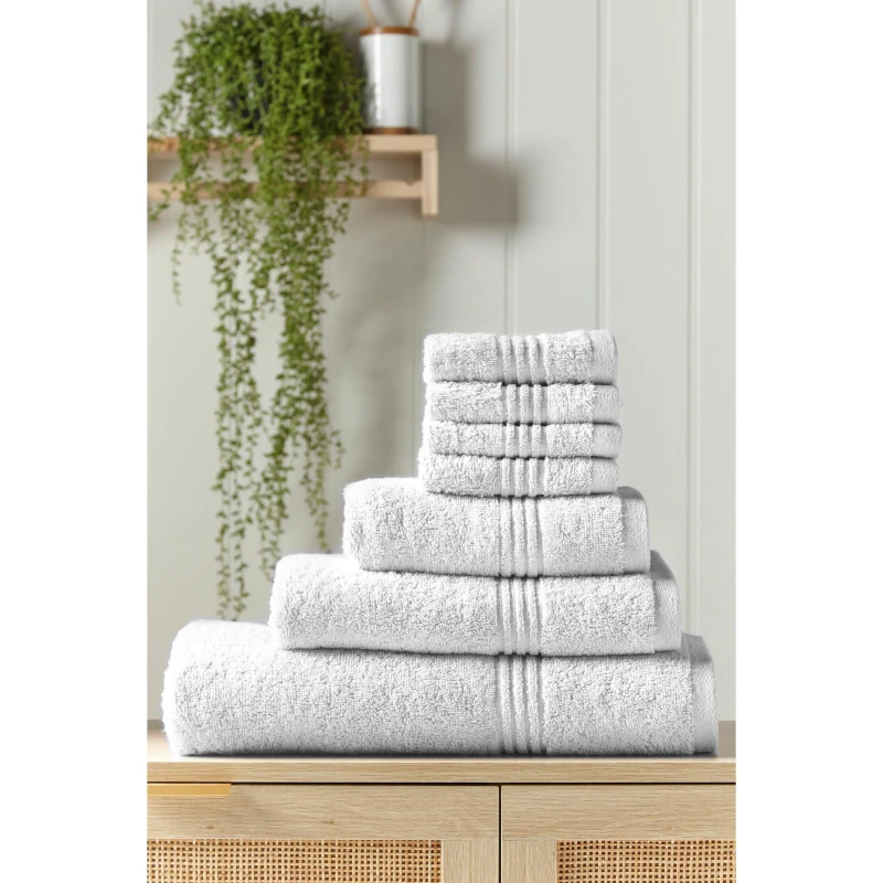 Image of Homelife Egyptian Cotton Face Cloths 4 Pack - White White One Size