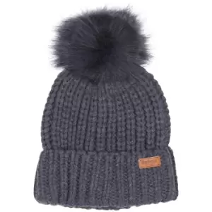 Image of Barbour Womens Saltburn Beanie Charcoal One Size