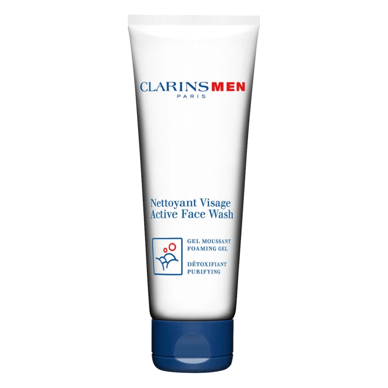 Image of Clarins ClarinsMen Active Face Wash Foaming Gel Multi male