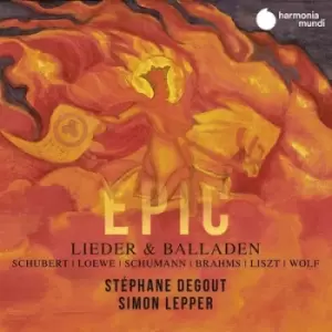 image of Epic Lieder & Balladen by Stephane Degout CD Album