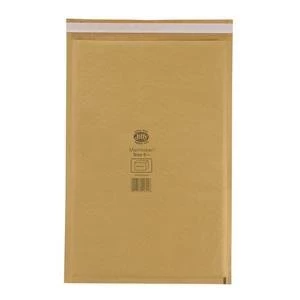 Image of Original Jiffy Mailmiser Size 6 Protective Envelopes Bubble lined 290x445mm Gold Pack of 50 Envelopes