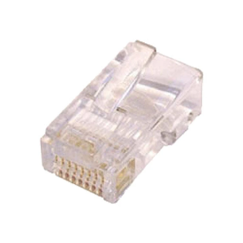 Image of Cablenet Cablenet Cat5e RJ45 UTP Round Crimp Plug Solid 22-2095