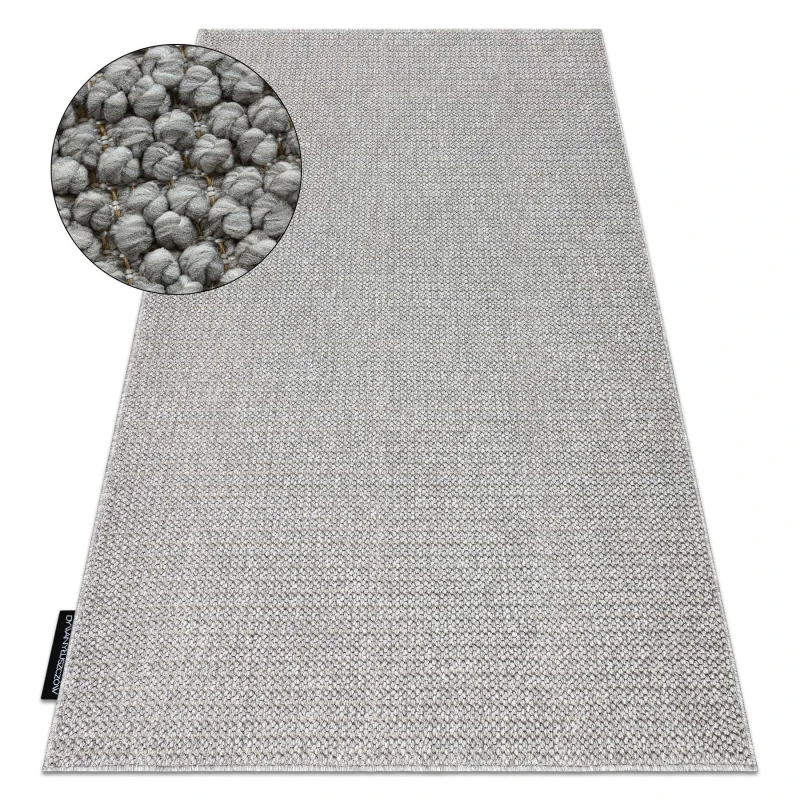 Image of RugsX Casablanca Loop Rug in Grey Size: 80cm x 150cm Grey Unisex 80cm x 150 cm