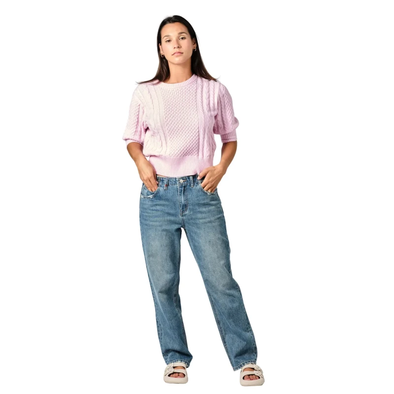 Image of F.A.M. Paris Womens boyfriend jeans F.A.M. Paris Madison Bleu Female S