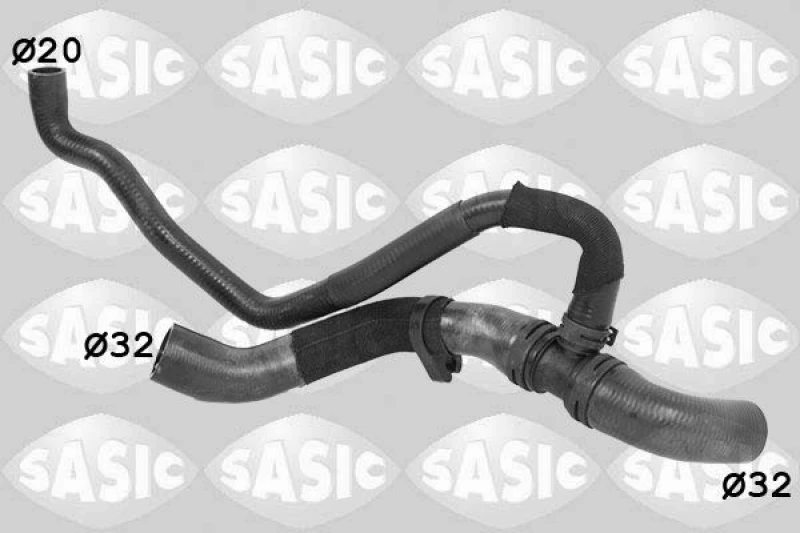 Image of Radiator hose SASIC 3406493