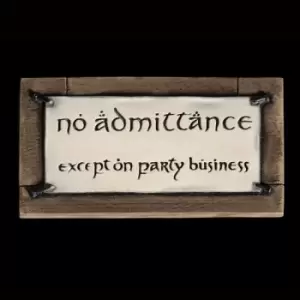 Image of Lord of the Rings Magnet No Admittance