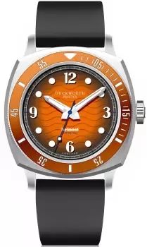 Image of Duckworth Prestex Watch Belmont Dive Orange Black Rubber