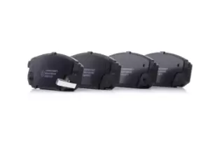 Image of RIDEX Brake pad set 402B0240 Brake pads,Brake pad set, disc brake TOYOTA,KIA,CRESSIDA Stufenheck (GX7_, MX73),SORENTO I (JC)